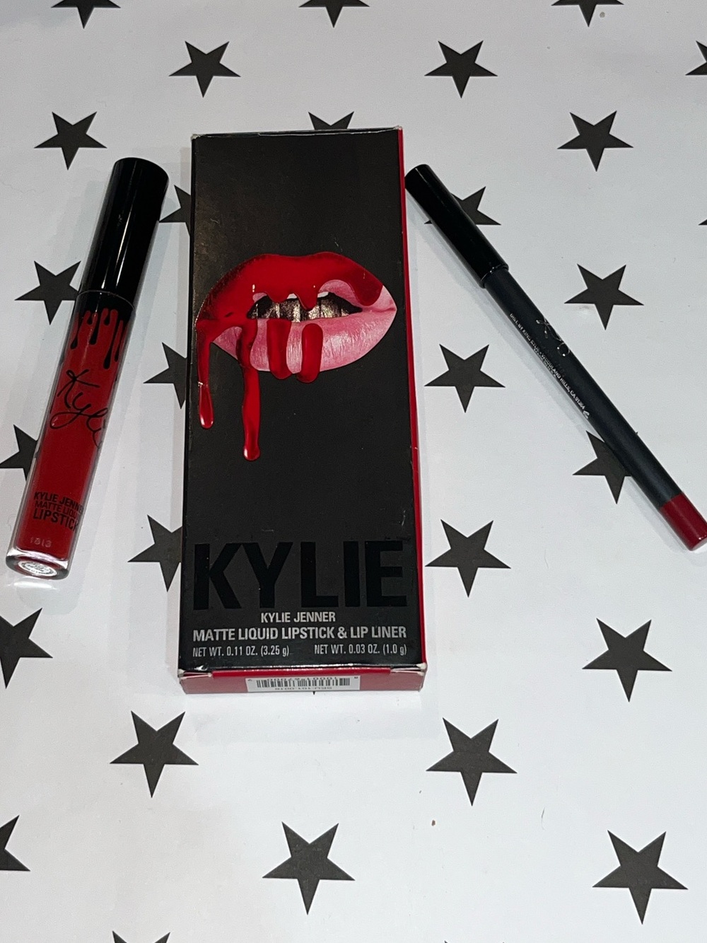 Kylie cosmetics duo matte liquid lipstick & lip liner set new in box